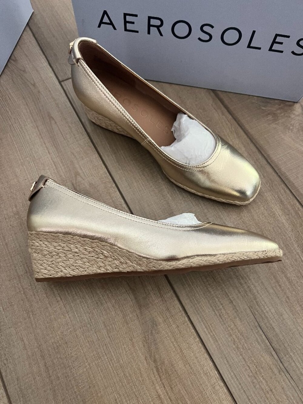 Aerosoles Roma Espadrille Wedge Pump